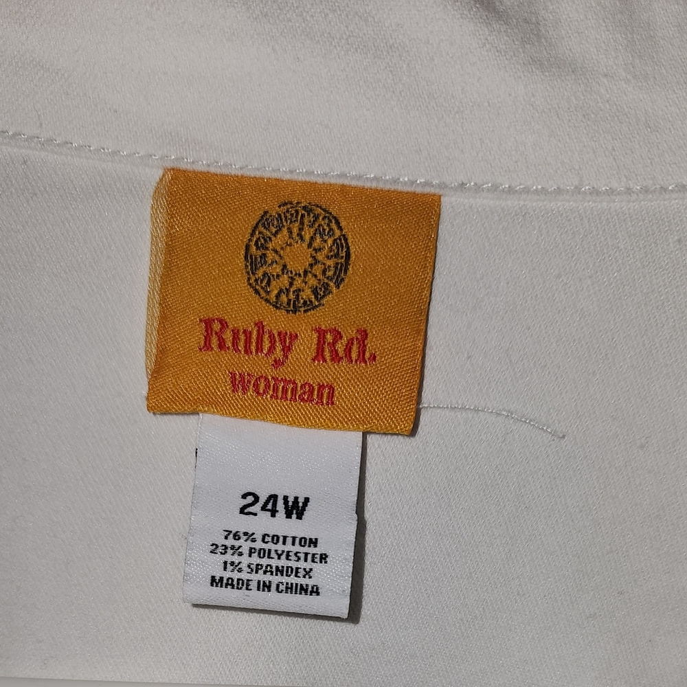 Ruby Rd. White Women's Jacket - Picture 3 of 6